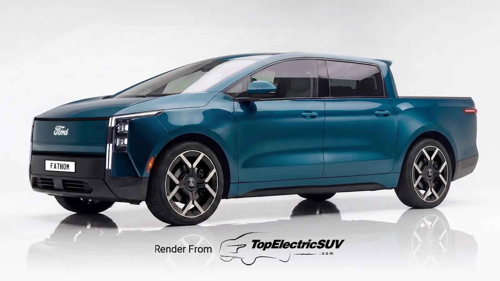 Ford Fathom rendered after Las Vegas camo teaser images