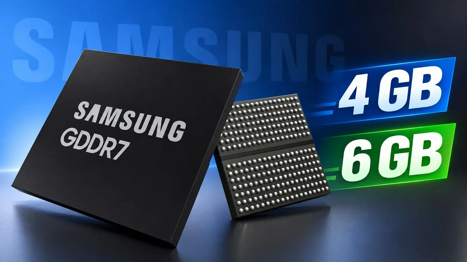 GDDR7 4GB and 6GB Memory Chips Expected Within Two Years