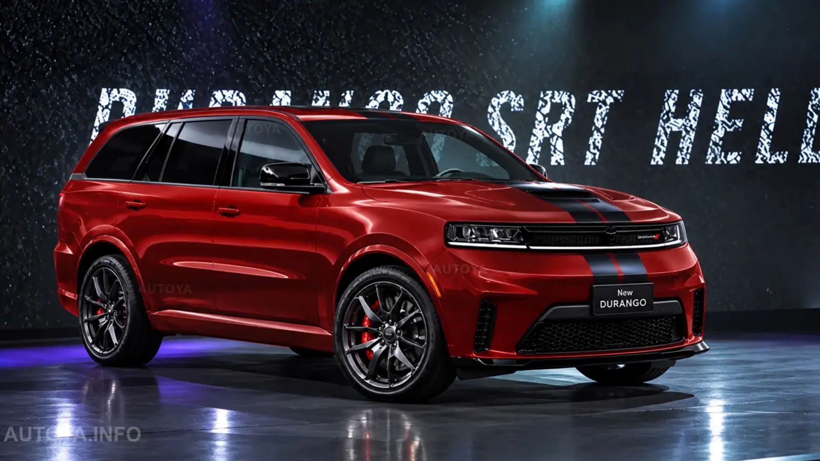 Rendered 2028 Dodge Durango Shows Charger-Inspired Face