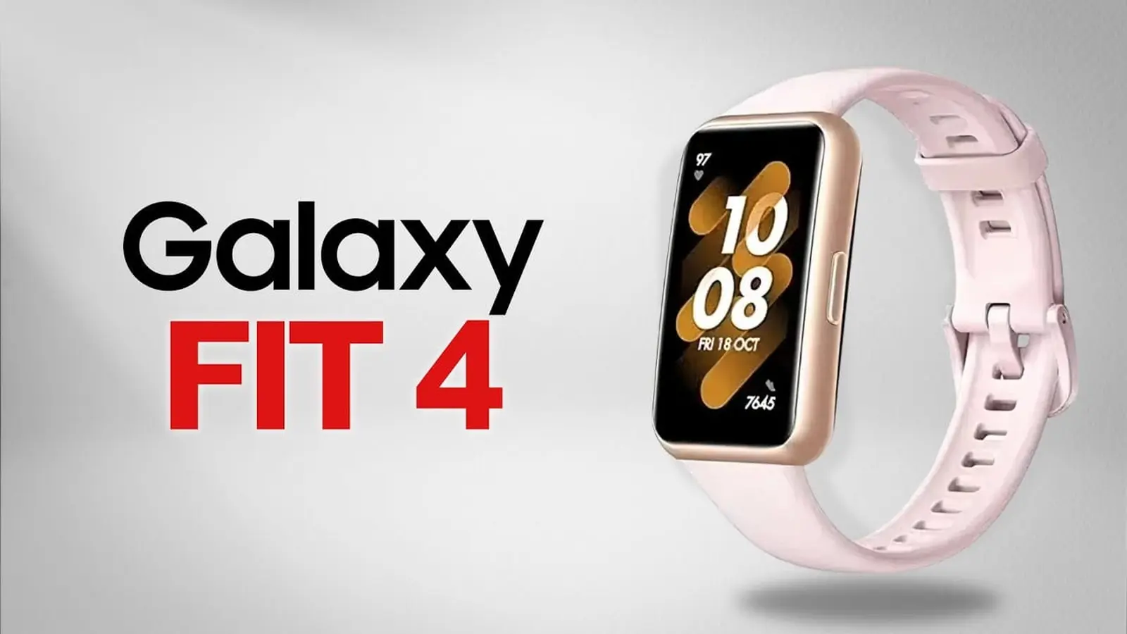 Leichte Änderungen: Samsung Galaxy Fit4 in drei Farben