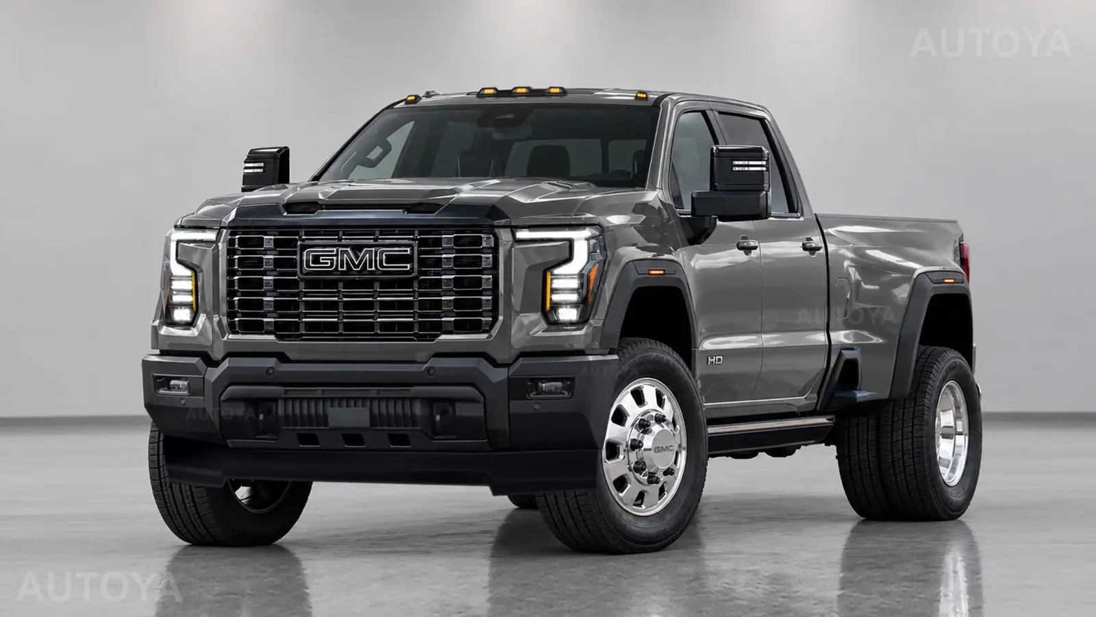 CGI Renders Show 2027-2028 GMC Sierra HD in Luxe Colors