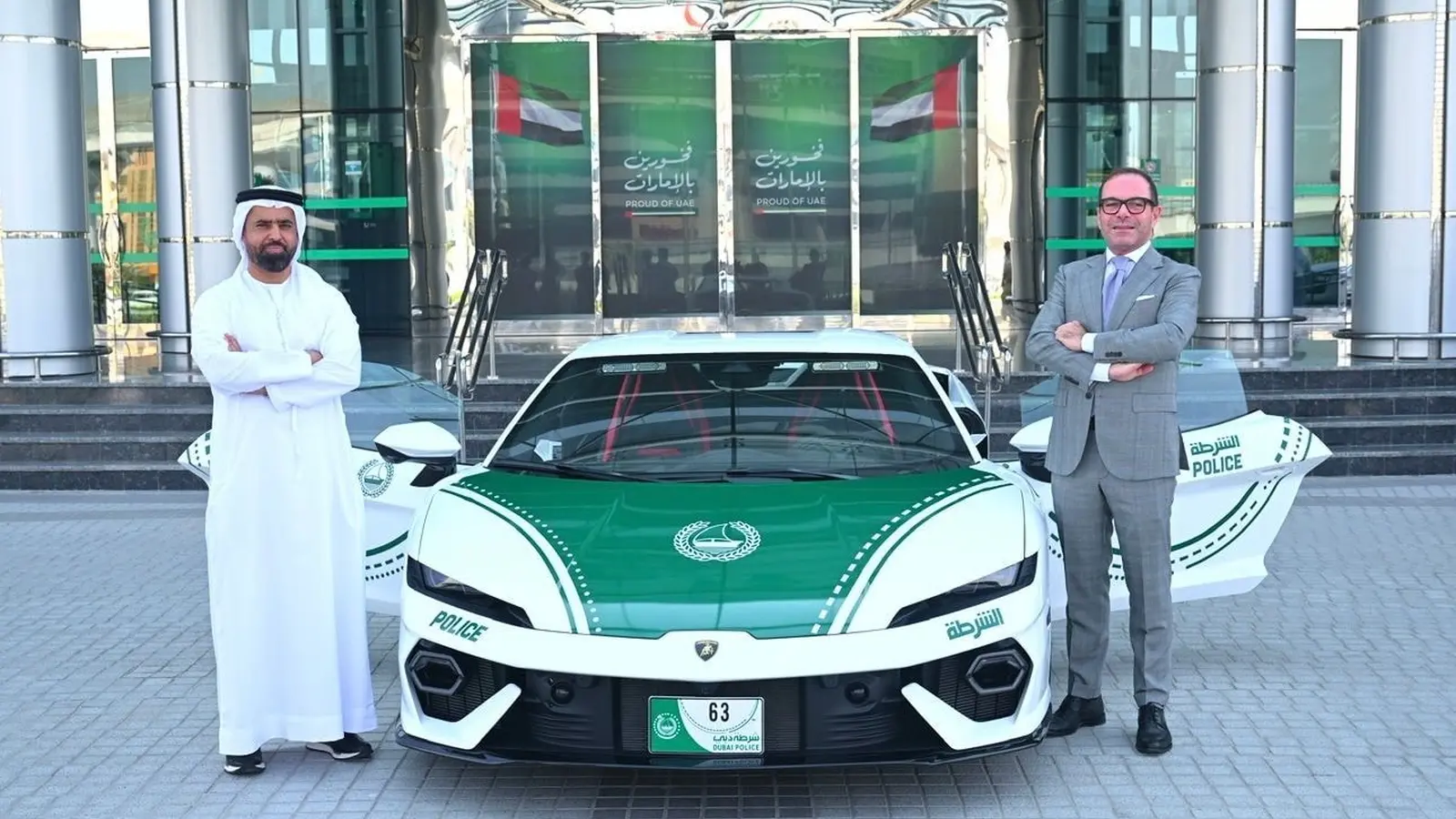 Dubai Police Adds Lamborghini Temerario Plug-In Supercar