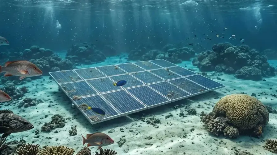 Solar Panels That Generate Power 10 Meters Underwater