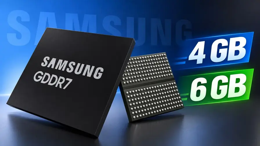 GDDR7 4GB and 6GB Memory Chips Expected Within Two Years