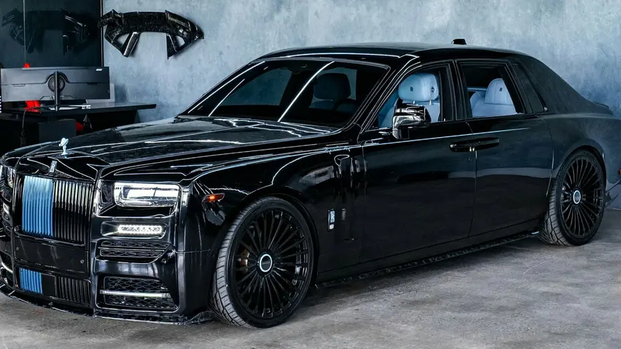 Mansory Rolls-Royce Phantom Adds Blue Accents and Kit