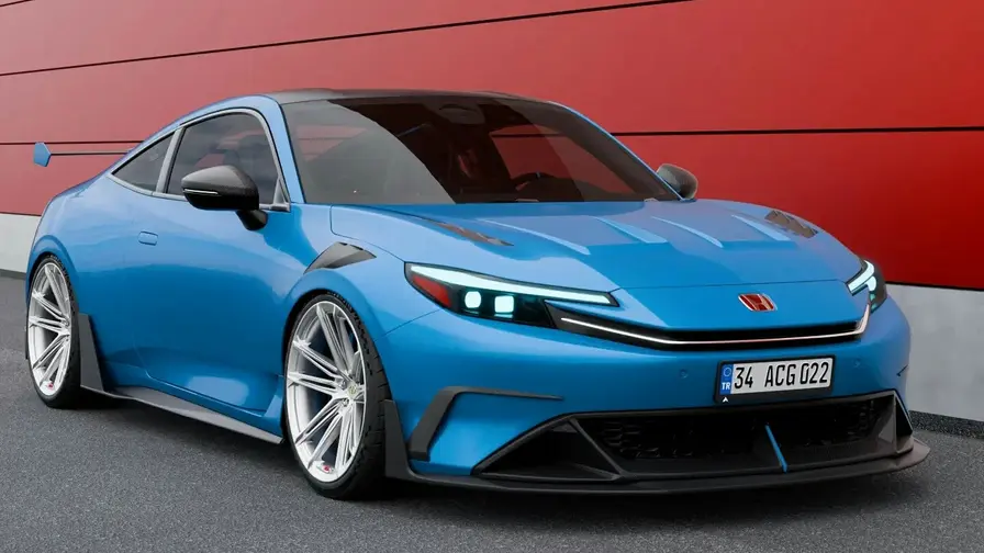 2027 Honda Prelude Hybrid Render Gets Bold Body Kit