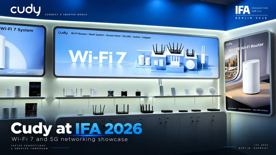 Cudy IFA 2026: 5G-Industrie-Router, Wi-Fi 7 und Outdoor