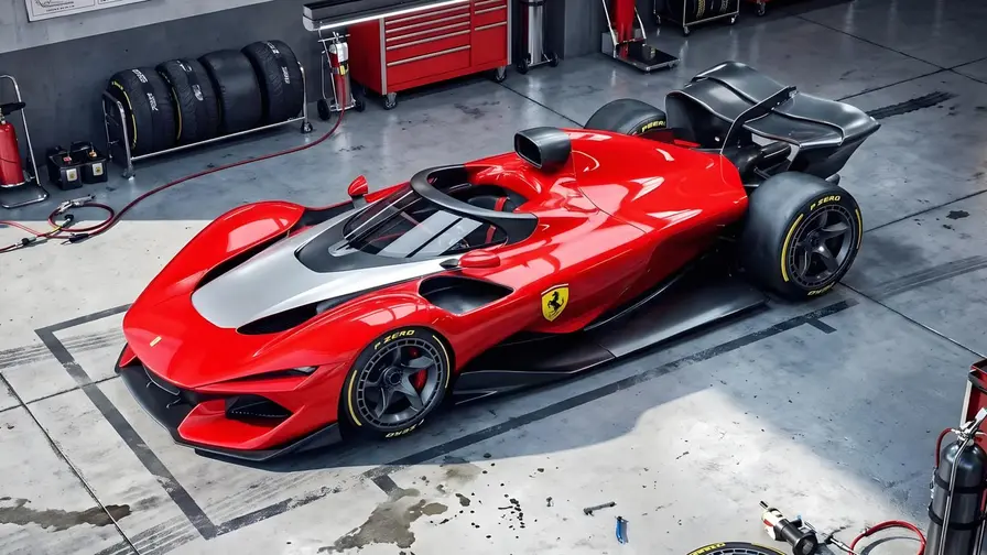 Luca Serafini Unveils Ferrari Formula One Concept Design