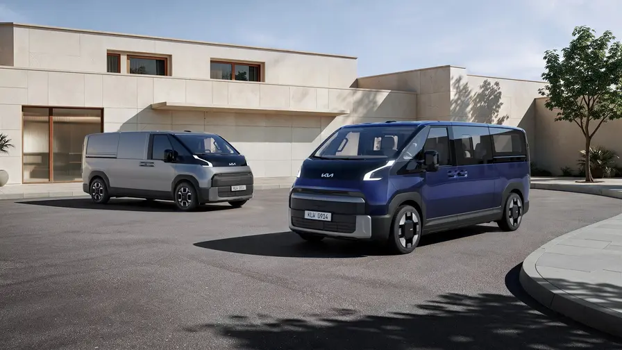 Kia unveils PV7 PBV minivan with 800V charging, Cargo