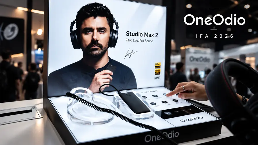OneOdio Studio Max 2: 9 ms Latenz, LDAC, 120 Std. Akku