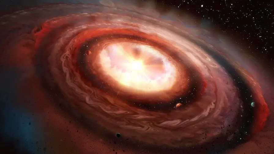 Elias 2-24 b: Baby Jupiter Caught in Action Nearby