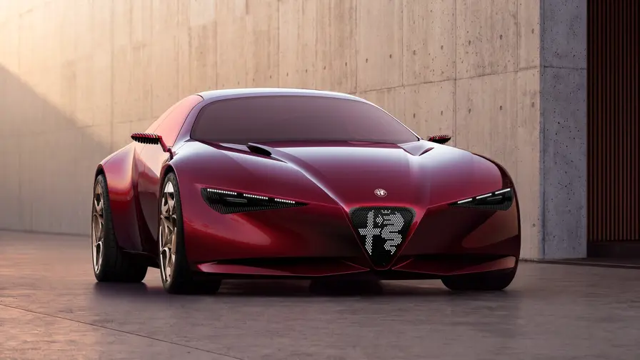 Cuorerosso Debuts with Hybrid V6 and Shifting Paint