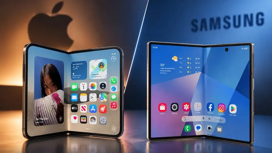 Samsung Highlights iPhone Duo Screen Line in Ad Campaign