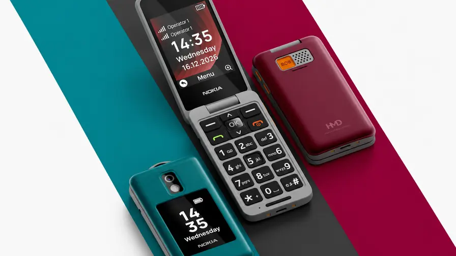 Nokia 2360 Flip: Klapphandy mit SOS-Taste und Familienassistenz