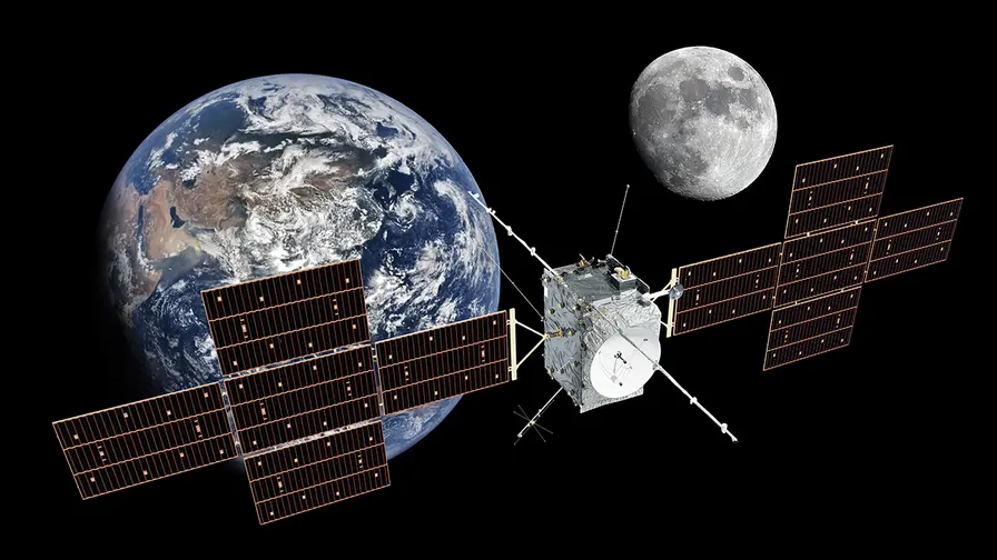 Juice Skims Earth's Atmosphere to Steer Toward Jupiter