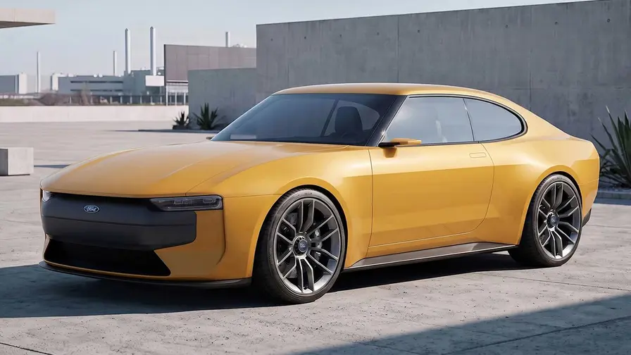 Unofficial Ford Capri Coupe Project Reimagines EV Revival