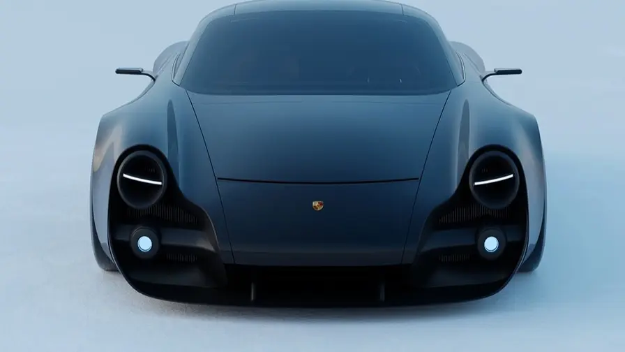 Virtual Porsche 356 Reimagined in Retro-Future Design Study
