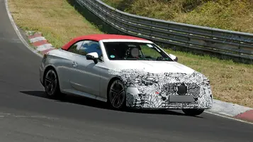 2028 Mercedes CLE Cabriolet facelift spied at Nurburgring 2028 Mercedes CLE Cabriolet facelift spied at Nurburgring